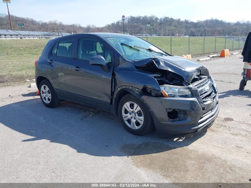 2016 Chevrolet Trax 1Ls VIN: 3GNCJKSB7GL234127 Lot: 38944163