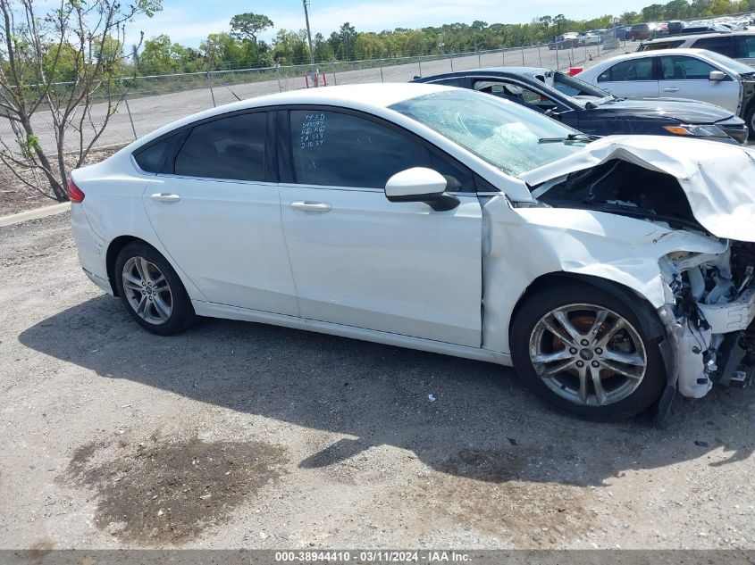 2018 Ford Fusion Se VIN: 3FA6P0HD9JR227319 Lot: 38944410