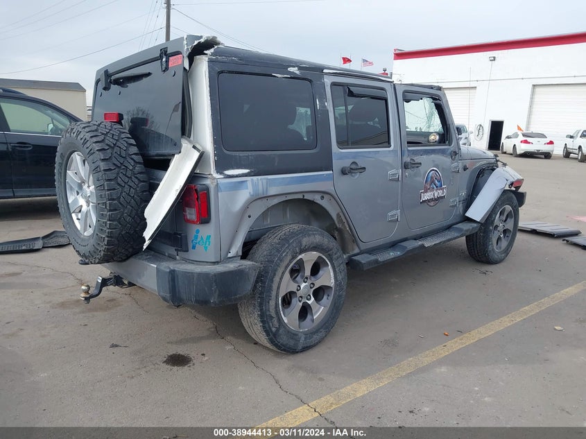 2016 JEEP WRANGLER UNLIMITED SAHARA - 1C4BJWEG7GL205032