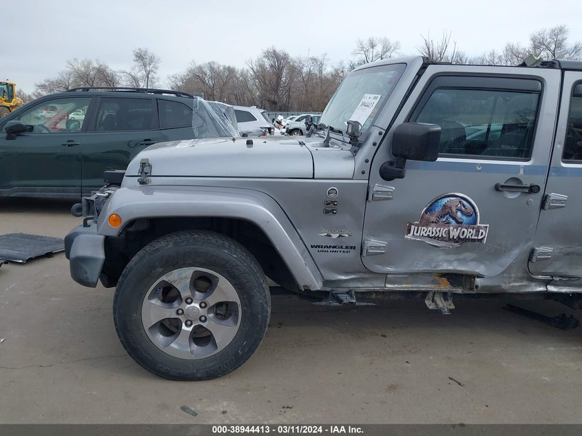 2016 JEEP WRANGLER UNLIMITED SAHARA - 1C4BJWEG7GL205032