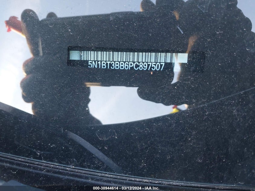 2023 NISSAN ROGUE VIN: 5N1BT3BB6PC897507