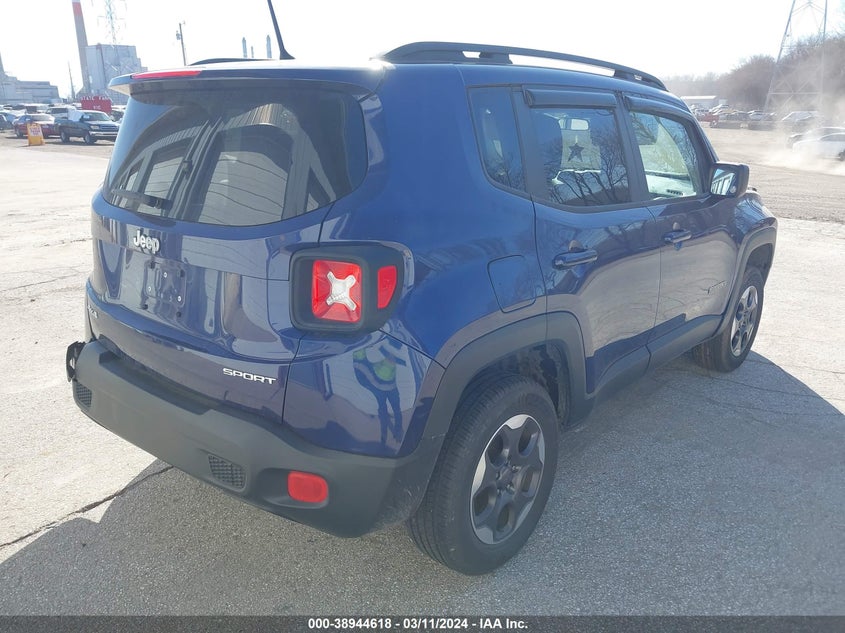 VIN ZACCJBAB2HPF99382 2017 JEEP RENEGADE SPORT 4X4