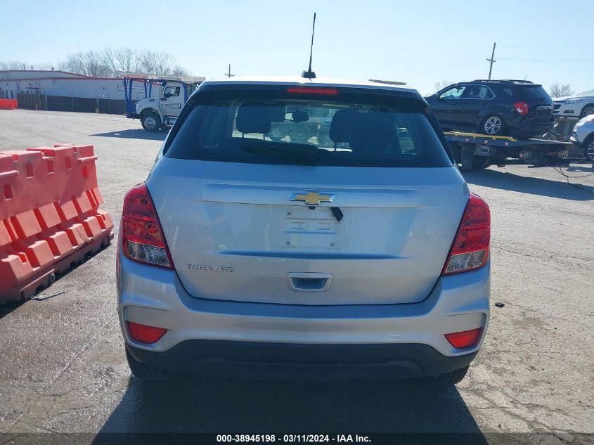 2018 Chevrolet Trax Ls VIN: KL7CJNSB4JB521523 Lot: 38945198