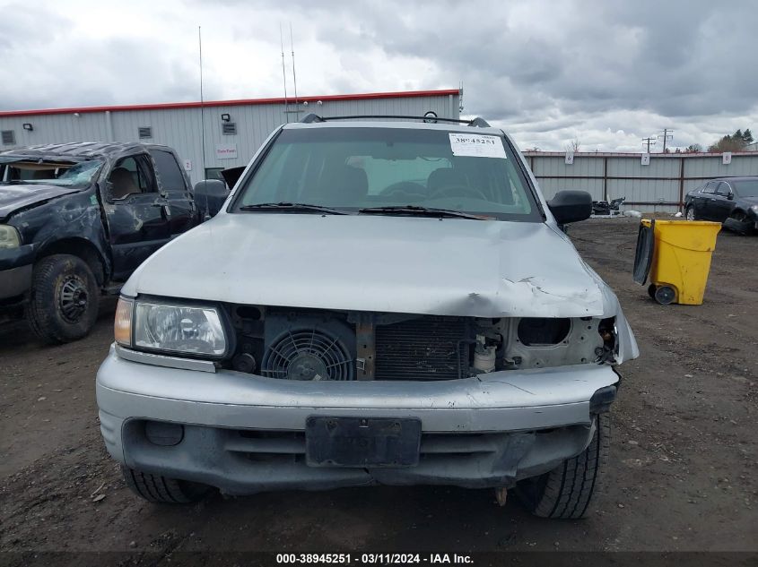 2000 Honda Passport Ex/Lx VIN: 4S6DM58WXY4400294 Lot: 38945251