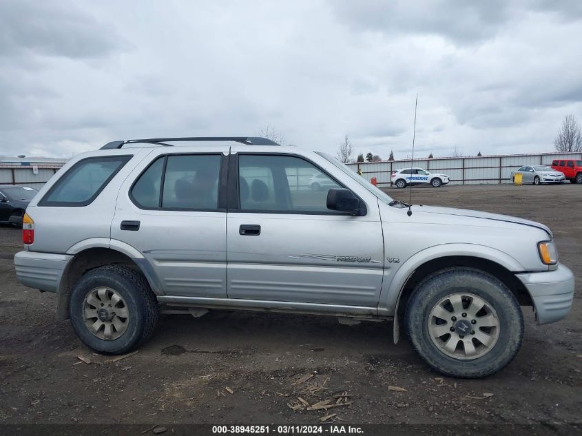 2000 Honda Passport Ex/Lx VIN: 4S6DM58WXY4400294 Lot: 38945251