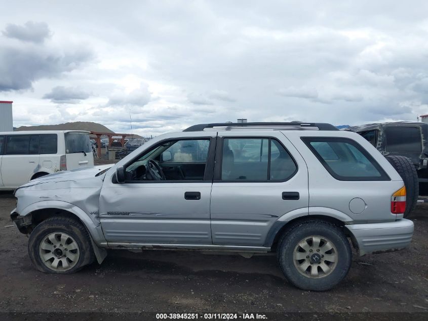 2000 Honda Passport Ex/Lx VIN: 4S6DM58WXY4400294 Lot: 38945251