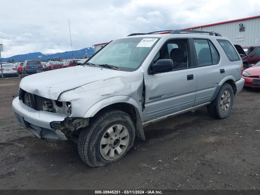 2000 Honda Passport Ex/Lx VIN: 4S6DM58WXY4400294 Lot: 38945251