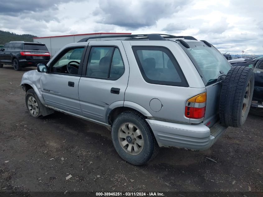 2000 Honda Passport Ex/Lx VIN: 4S6DM58WXY4400294 Lot: 38945251