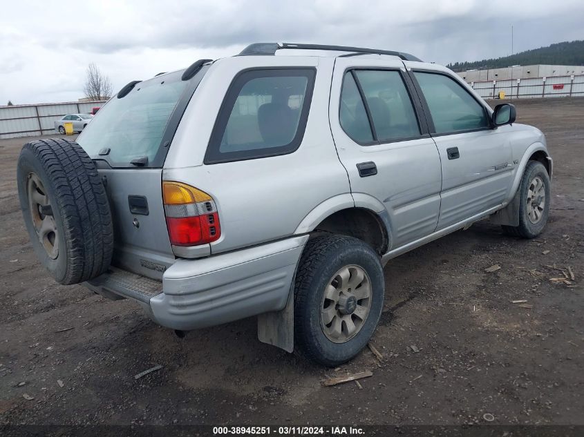 2000 Honda Passport Ex/Lx VIN: 4S6DM58WXY4400294 Lot: 38945251