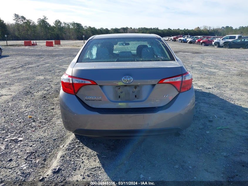 2015 TOYOTA COROLLA LE - 2T1BURHE9FC440248