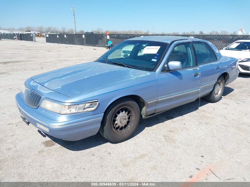 1995 Mercury Grand Marquis Ls VIN: 2MELM75W2SX612744 Lot: 38945639