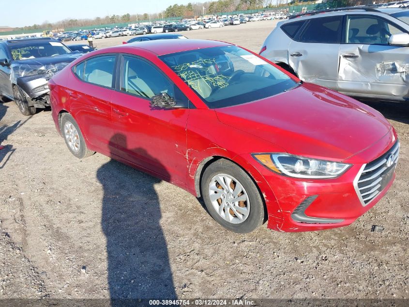 5NPD74LF3HH070837 | 2017 HYUNDAI ELANTRA