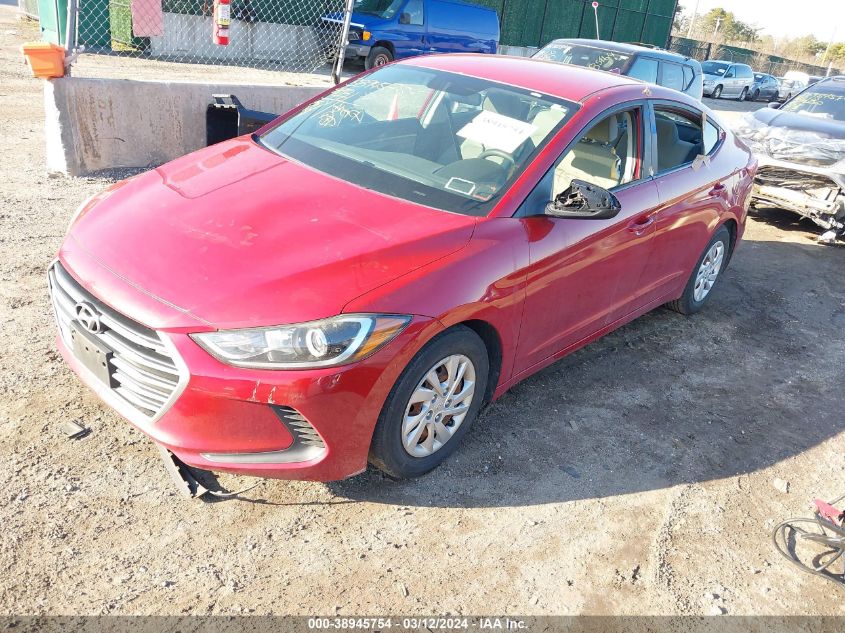 5NPD74LF3HH070837 | 2017 HYUNDAI ELANTRA