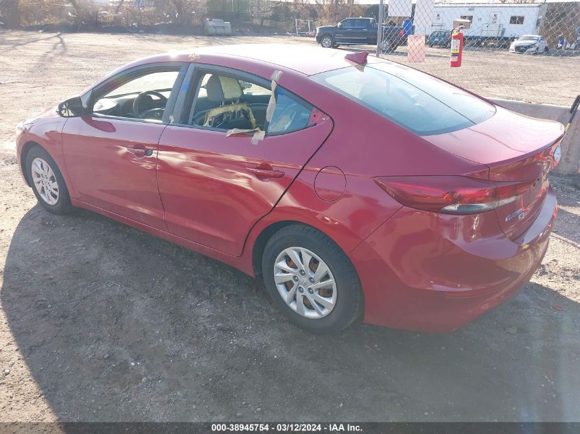 5NPD74LF3HH070837 | 2017 HYUNDAI ELANTRA