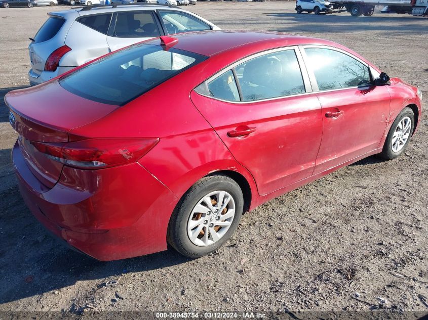 5NPD74LF3HH070837 | 2017 HYUNDAI ELANTRA