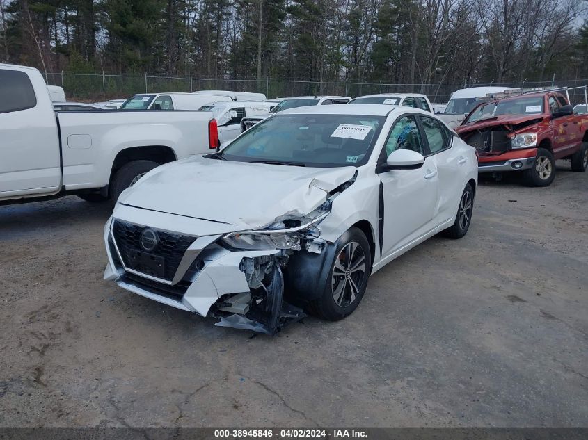 2023 Nissan Sentra Sv Xtronic Cvt VIN: 3N1AB8CV8PY252473 Lot: 38945846