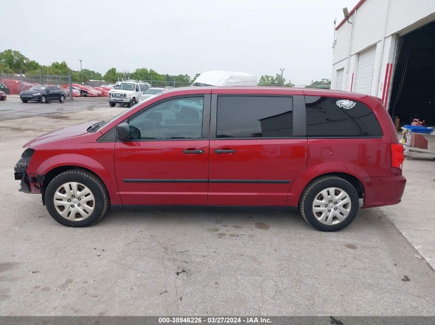 2014 Dodge Grand Caravan VIN: 2C4RDGBGXER283437 Lot: 38946226