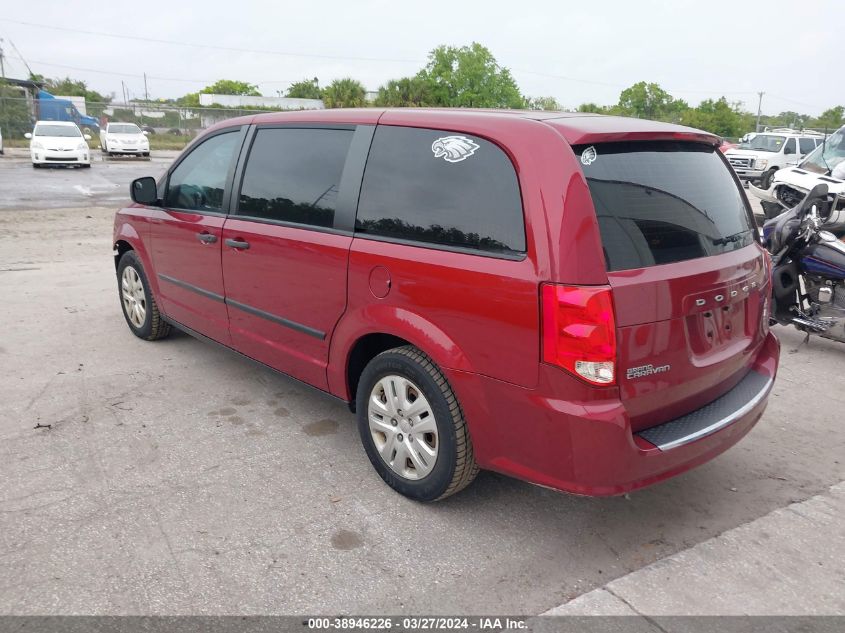 2014 Dodge Grand Caravan VIN: 2C4RDGBGXER283437 Lot: 38946226