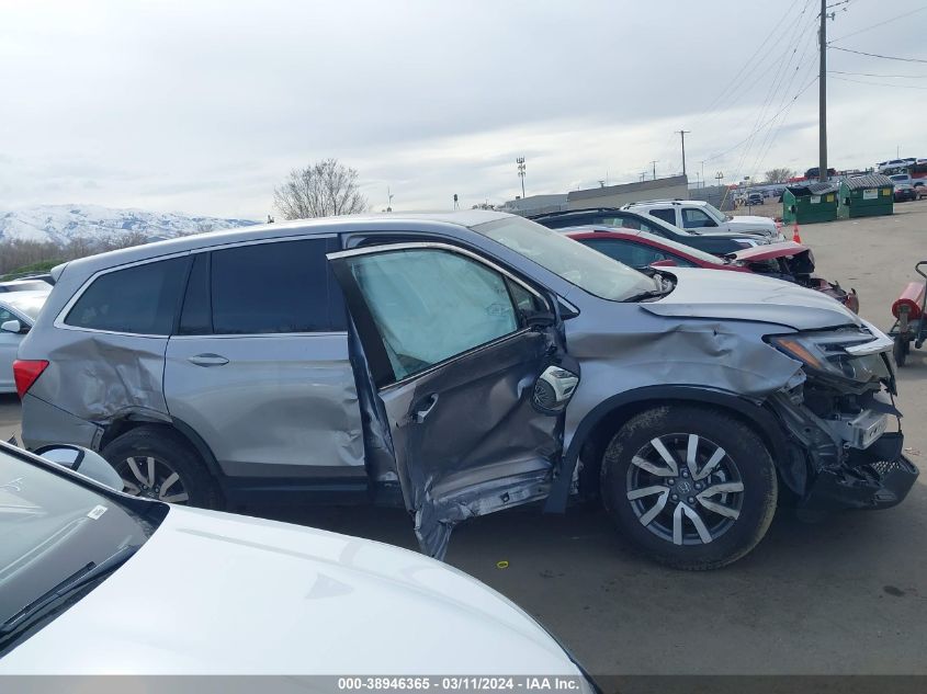 2021 Honda Pilot 2Wd Ex-L VIN: 5FNYF5H5XMB008483 Lot: 38946365