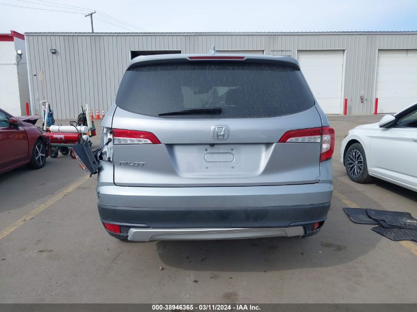 2021 Honda Pilot 2Wd Ex-L VIN: 5FNYF5H5XMB008483 Lot: 38946365