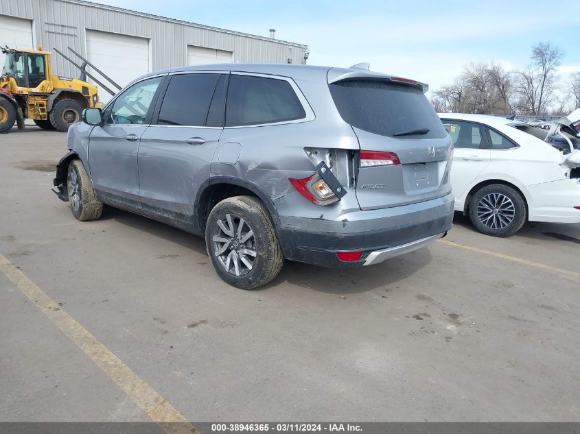 2021 Honda Pilot 2Wd Ex-L VIN: 5FNYF5H5XMB008483 Lot: 38946365