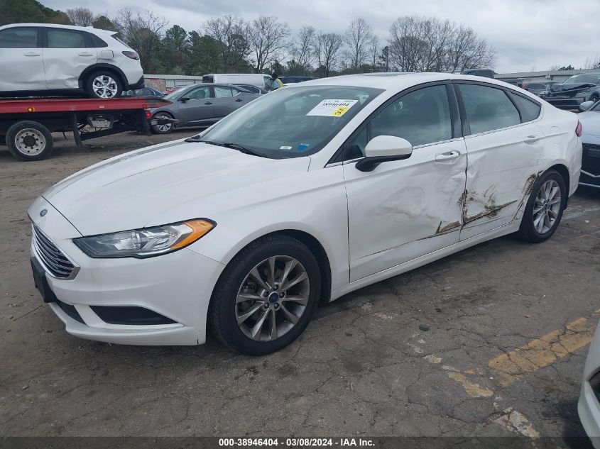 2017 Ford Fusion Se VIN: 3FA6P0HD1HR107198 Lot: 38946404