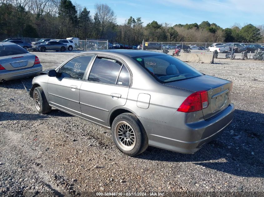 2005 Honda Civic Lx VIN: 2HGES15545H628254 Lot: 38946710