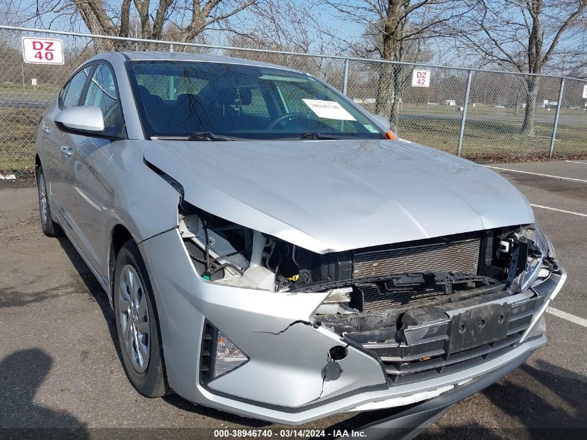 2019 Hyundai Elantra Se VIN: KMHD74LF0KU792615 Lot: 38946740