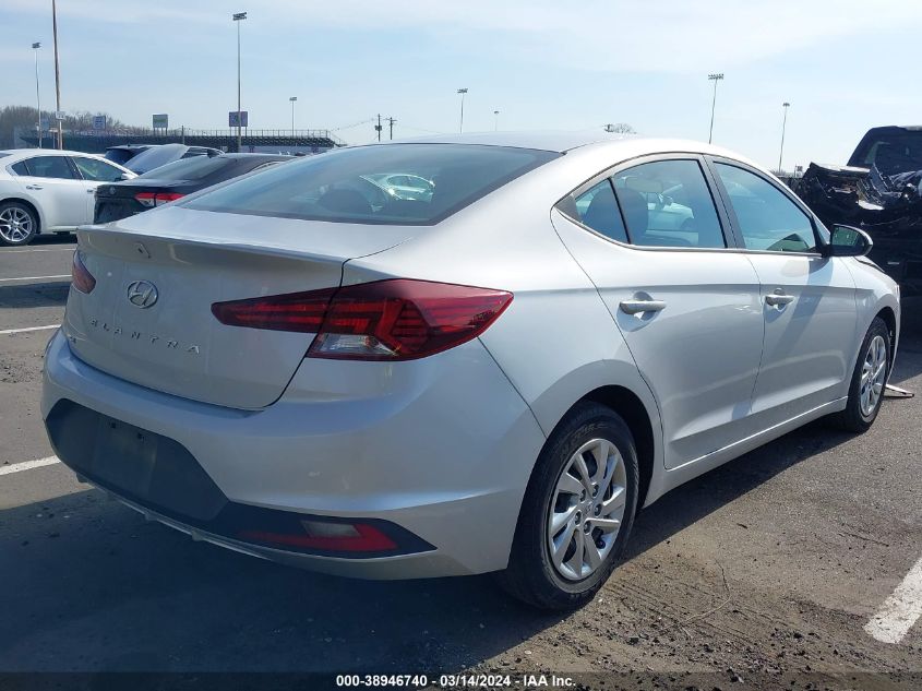 2019 Hyundai Elantra Se VIN: KMHD74LF0KU792615 Lot: 38946740