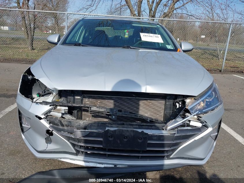 2019 Hyundai Elantra Se VIN: KMHD74LF0KU792615 Lot: 38946740