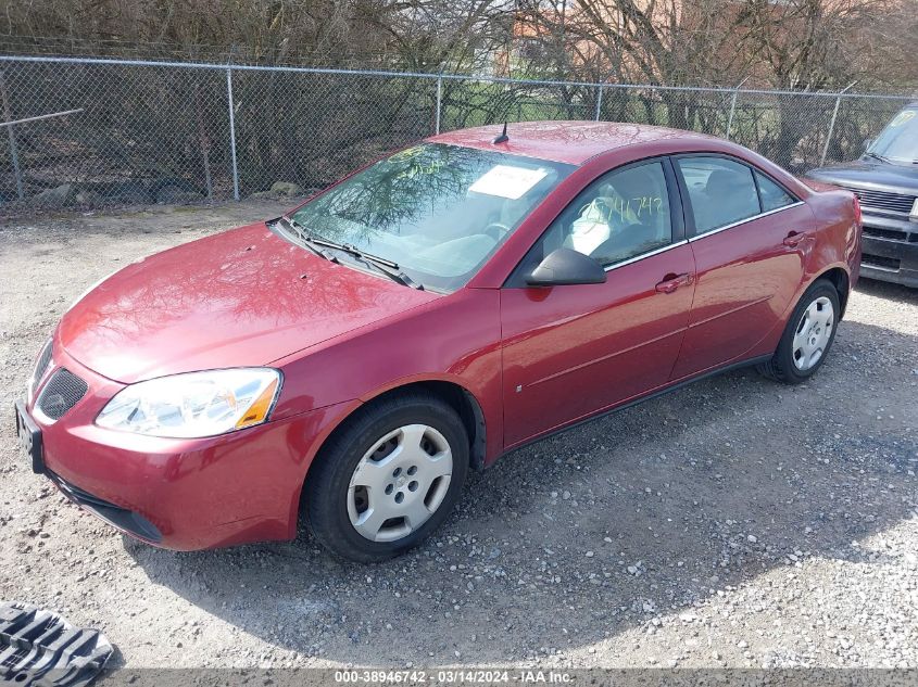 1G2ZF57B684148849 | 2008 PONTIAC G6