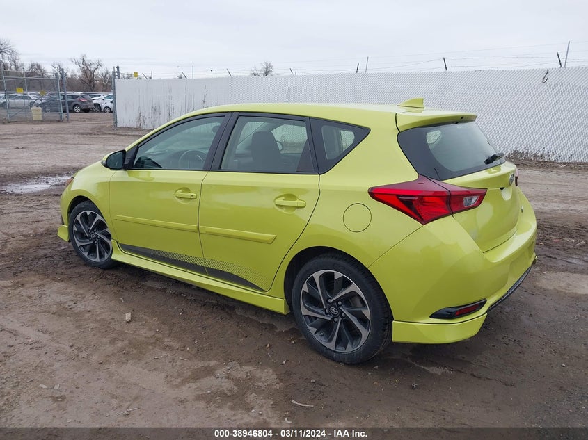 2016 Scion Im VIN: JTNKARJEXGJ506360 Lot: 38946804