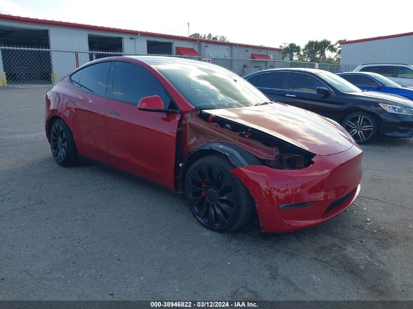 2022 TESLA MODEL Y - 7SAYGDEF1NF375197