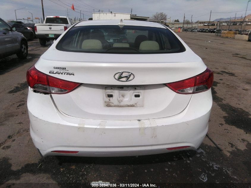 2012 Hyundai Elantra Gls VIN: 5NPDH4AE6CH138354 Lot: 38947036