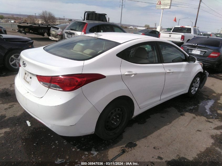 2012 Hyundai Elantra Gls VIN: 5NPDH4AE6CH138354 Lot: 38947036