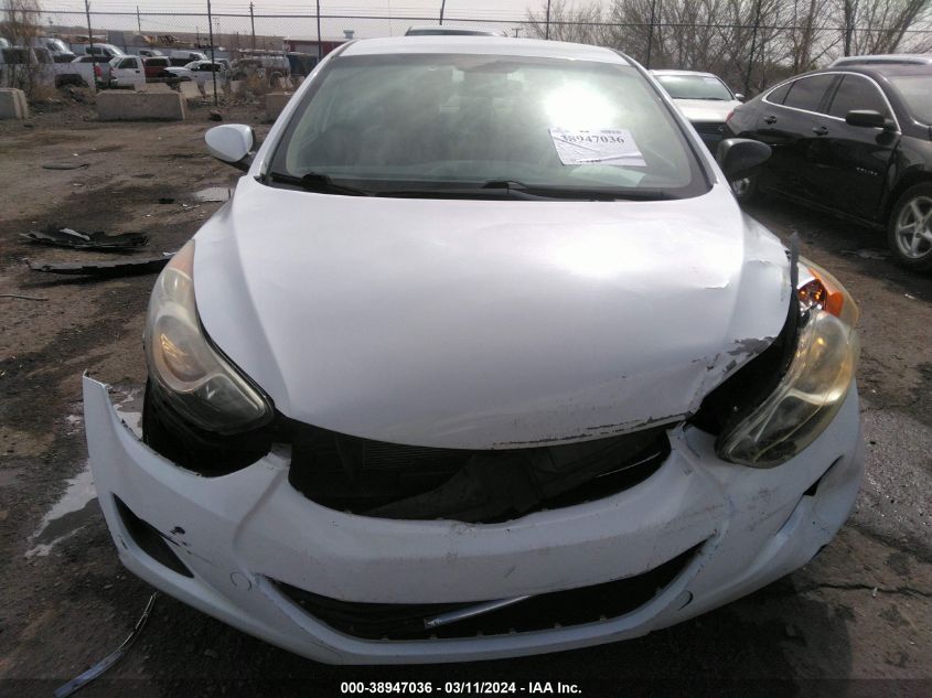 2012 Hyundai Elantra Gls VIN: 5NPDH4AE6CH138354 Lot: 38947036