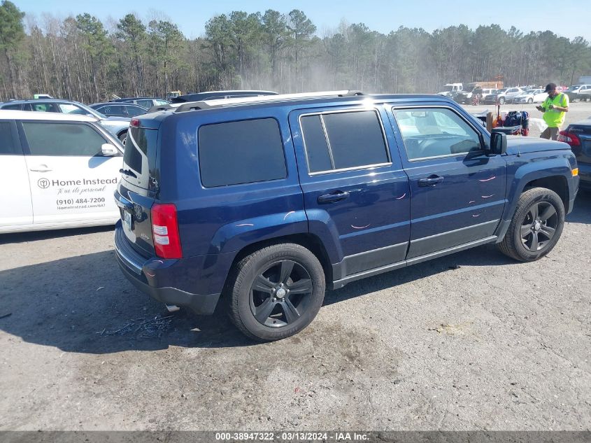 2017 Jeep Patriot High Altitude Fwd VIN: 1C4NJPFA9HD201587 Lot: 38947322