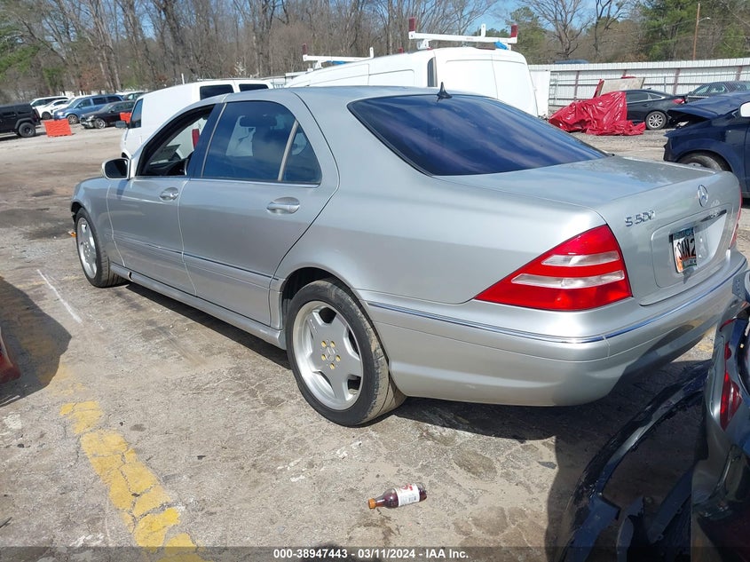 2001 Mercedes-Benz S 500 VIN: WDBNG75J81A210898 Lot: 38947443