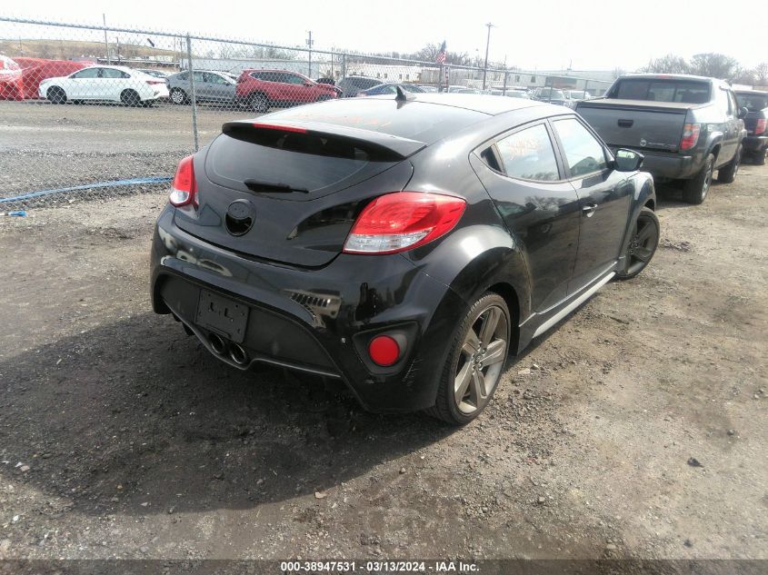 2015 Hyundai Veloster Turbo VIN: KMHTC6AE2FU237491 Lot: 38947531