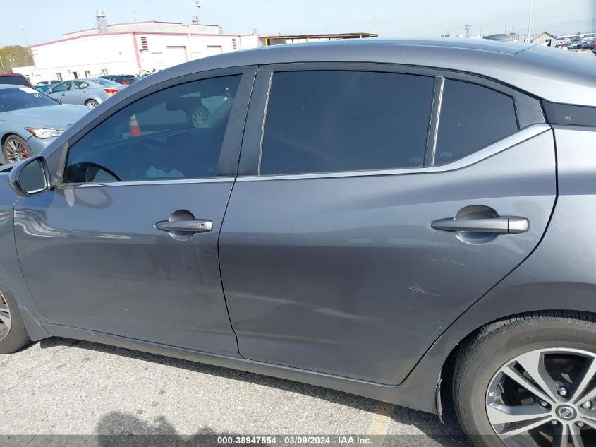 2022 Nissan Sentra Sv Xtronic Cvt VIN: 3N1AB8CV0NY232263 Lot: 38947554