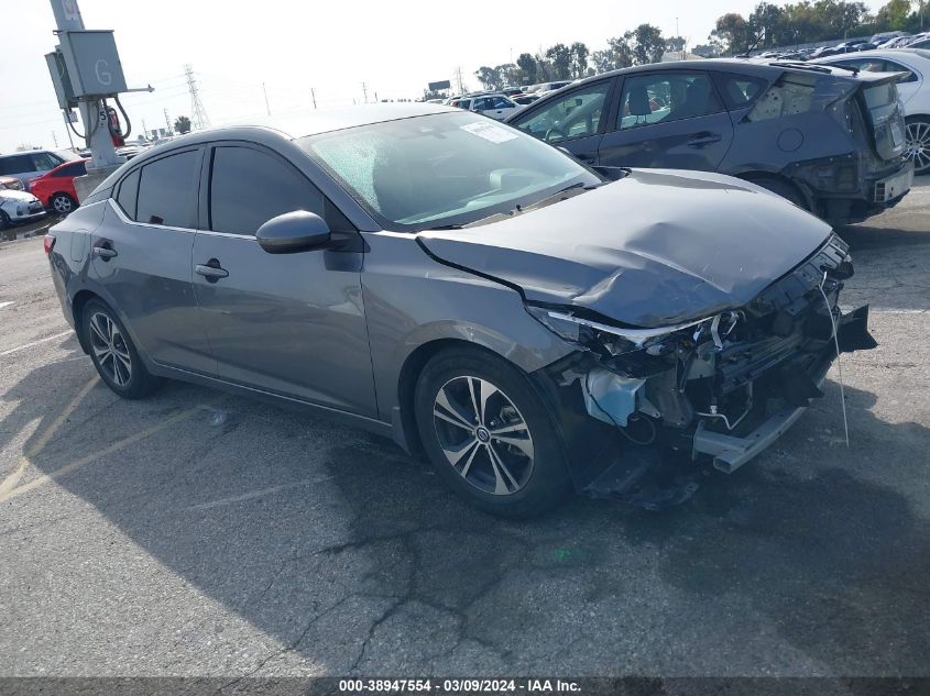 2022 Nissan Sentra Sv Xtronic Cvt VIN: 3N1AB8CV0NY232263 Lot: 38947554