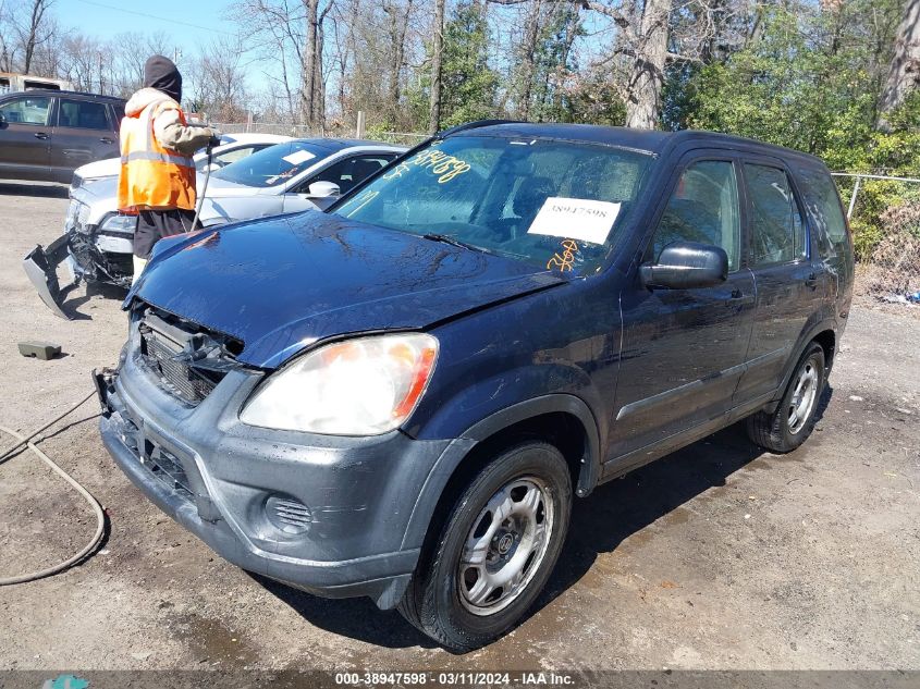 2006 Honda Cr-V Lx VIN: SHSRD78556U428024 Lot: 38947598