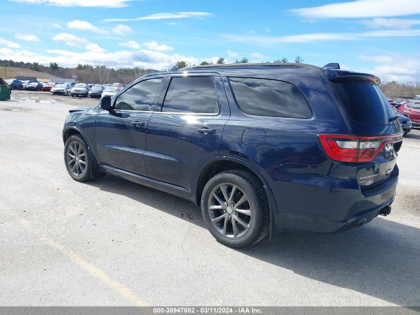 2017 Dodge Durango Gt Awd VIN: 1C4RDJDG2HC839621 Lot: 38947682