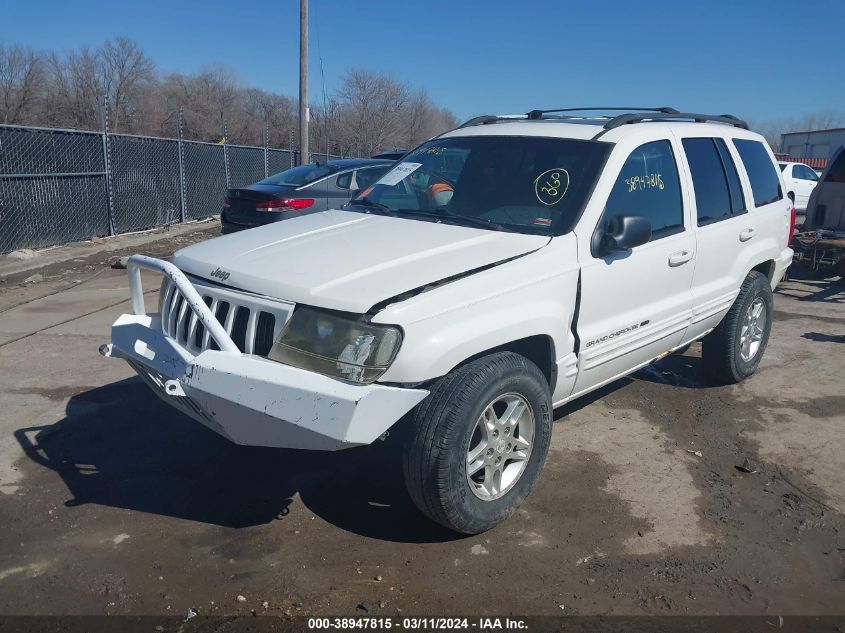 2000 Jeep Grand Cherokee Limited VIN: 1J4GW58N4YC271335 Lot: 38947815