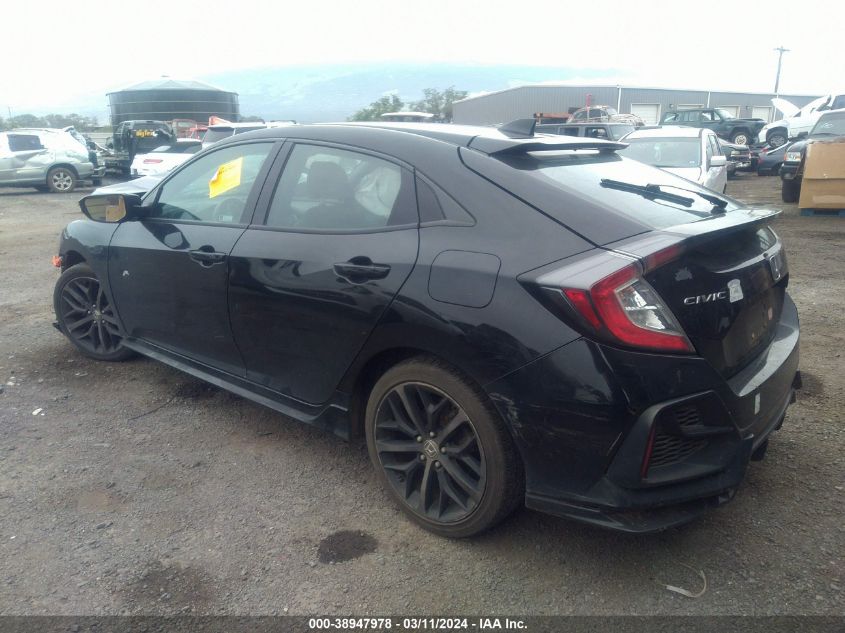 2021 Honda Civic Sport VIN: SHHFK7H48MU207908 Lot: 38947978