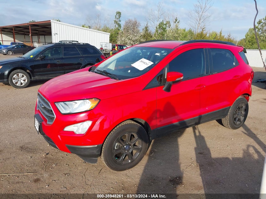 VIN MAJ6S3GLXMC398317 2021 FORD ECOSPORT SE