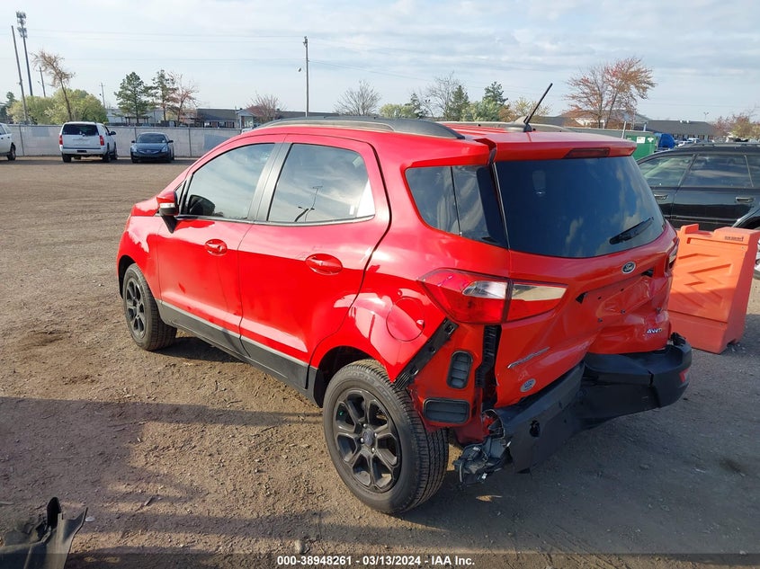 VIN MAJ6S3GLXMC398317 2021 FORD ECOSPORT SE
