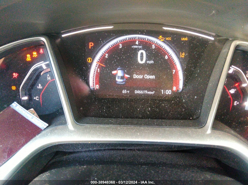 VIN 2HGFC2F81KH549247 2019 HONDA CIVIC SPORT