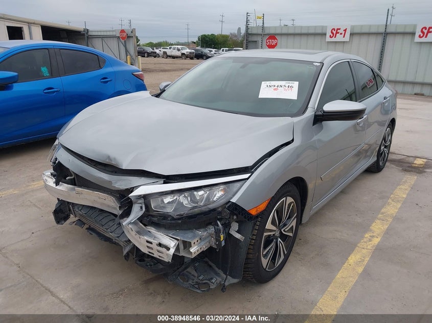 2018 HONDA CIVIC EX-L - 2HGFC1F73JH642786