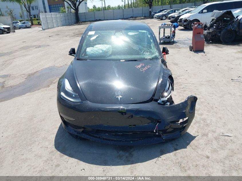 2023 Tesla Model 3 Rear-Wheel Drive VIN: 5YJ3E1EA0PF437174 Lot: 38948731